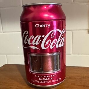 Coca Cola / Glamlite 3 piece Cherry Lip Gloss Set